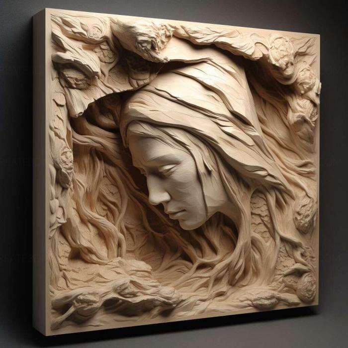 نموذج ثلاثي الأبعاد لآلة CNC 3D Art 